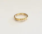 925 Silver Personalized Stacking Ring - Image 2