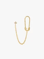925 Silver Lena Chain Earrings