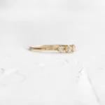 925 Sterling Silver Petite Diamond Tempo Ring - Image 5