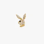 925 Silver Mini Pave Playboy Stud - Image 3