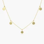 925 Silver Coin Disc Choker Necklace - Image 8