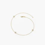 925 Silver Diamond Solitaire Bracelet - Image 5