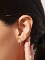 925 Silver Chain Stud Earrings