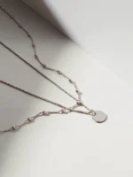 925 Silver Willow Necklace Set