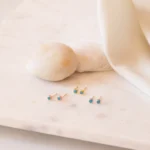 925 Silver Ariel Turquoise Stud Earrings - Image 3