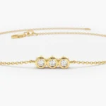 925 Silver Trio Diamond Bracelet