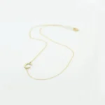 925 Silver Sideways Initial Necklace - Image 2
