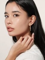 925 Silver Long Chain Earrings - Image 3