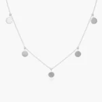 925 Silver Coin Disc Choker Necklace - Image 4