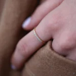 925 Silver Single Row Diamond Ring - Image 2