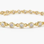 925 Silver Diamond Tennis Bracelet - Image 5