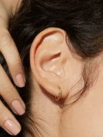 925 Silver Felis Hoops