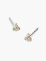 925 Silver Trio Diamond Studs - Image 4