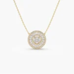 925 Silver Solitaire Diamond Necklace