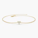 925 Silver Diamond Floating Bracelet