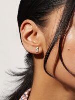 925 Silver Bar Stud Earrings - Image 2