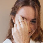 925 Silver Minimal Initial Ring - Image 6