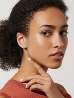 925 Silver Double Hoop Earrings - Image 3