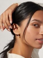 925 Silver Star Drop Earrings - Image 3