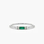 925 Silver Gemstone & Diamond Ring - Image 6