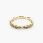 925 Silver Art Deco Graduating Diamond Full Eternity Ring - Image 4