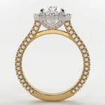 925 Silver 3.00Ct Oval Cut Diamond Engagement Ring - Image 4