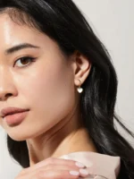 925 Silver Mother of Pearl Earring - Image 2