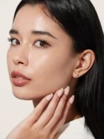 925 Silver CZ Hoop Earrings - Image 3