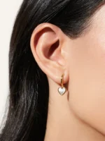 925 Silver Mother of Pearl Earring - Image 3