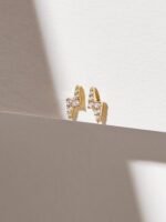 925 Silver Lightning Stud Earring - Image 5