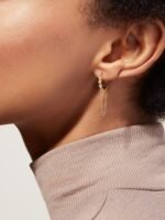 925 Silver Chain Hoop Earrings