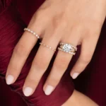925 Sterling Silver Diamond Guideline CZ Band Ring - Image 4