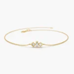 925 Silver Simple Diamond Bracelet