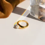 925 Silver Pearl Signet Ring - Image 4