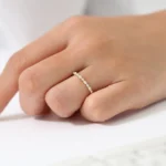 925 Silver Marquise and Round Diamond Ring - Image 8