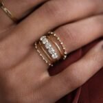 925 Silver Star Stacking Ring Diamond Ring - Image 5