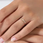 925 Silver Multi-stone Diamond Cluster Ring