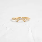 925 Sterling Silver En Pointe Band - Image 2