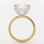 925 Silver 7.70Ct Ascher Cut Diamond Engagement Ring - Image 4