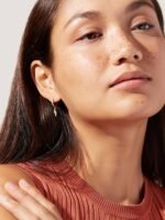 925 Silver Lightning Bolt Earring - Image 3