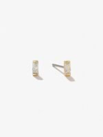 925 Silver Baguette Earrings - Image 5