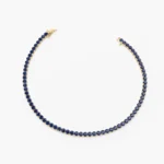 925 Silver Sapphire Tennis Bracelet - Image 4
