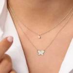 925 Silver Butterfly Necklace - Image 6