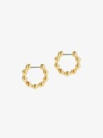 925 Silver Bubble Hoop Earrings - Image 6