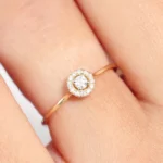 925 Silver Halo Diamond Ring - Image 6