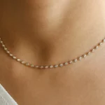 925 Silver Diamond Tennis Necklace - Image 8