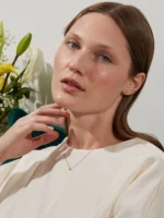 925 Silvetr Diamond Necklace - Image 4