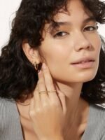 925 Silver Celestial Hoop Earrings - Image 4