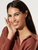 925 Silver Bubble Hoop Earrings - Image 3
