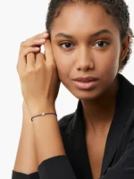 925 Silver Diamond Large Bracelet